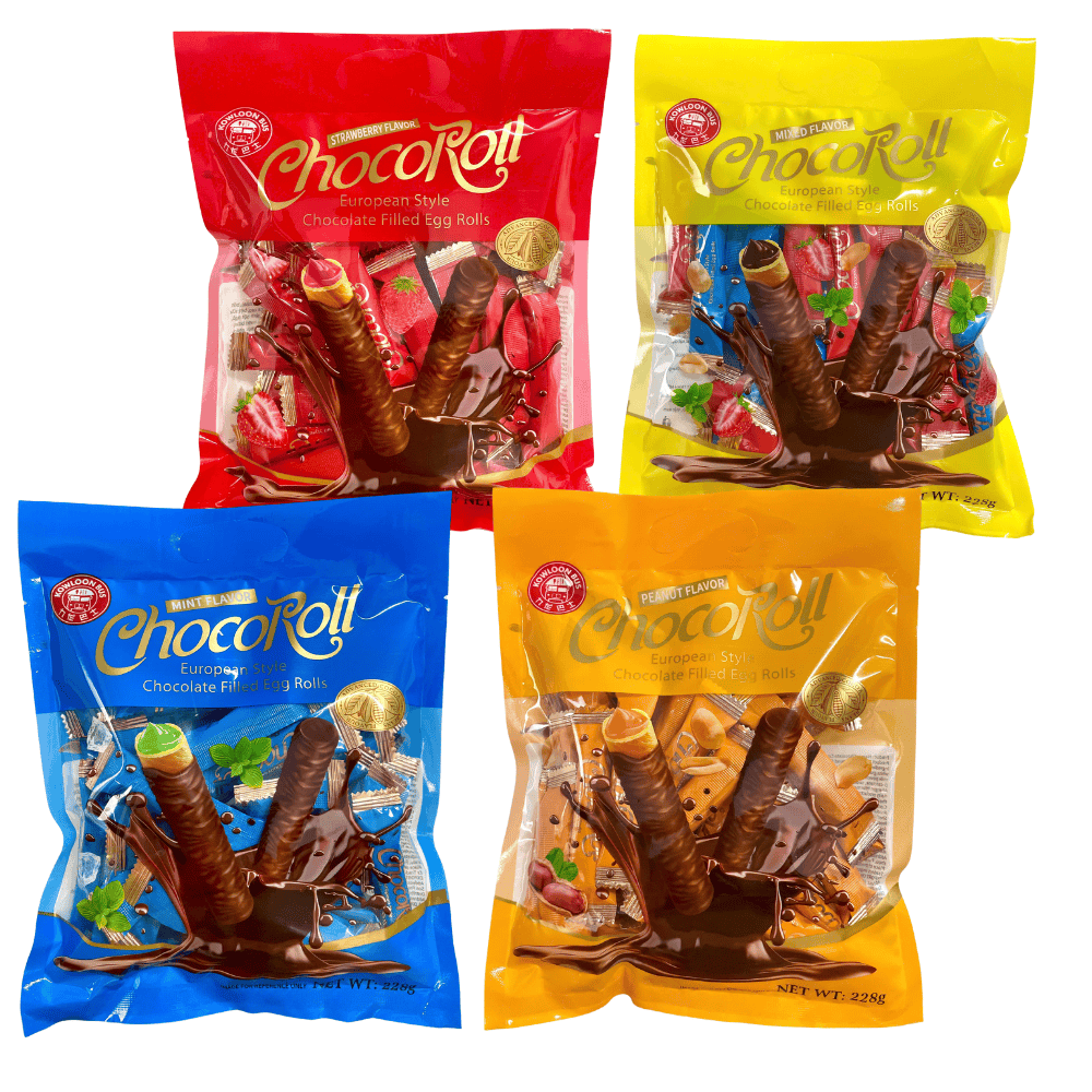 Bánh Quế Cuộn Phủ Socola Gói 228G